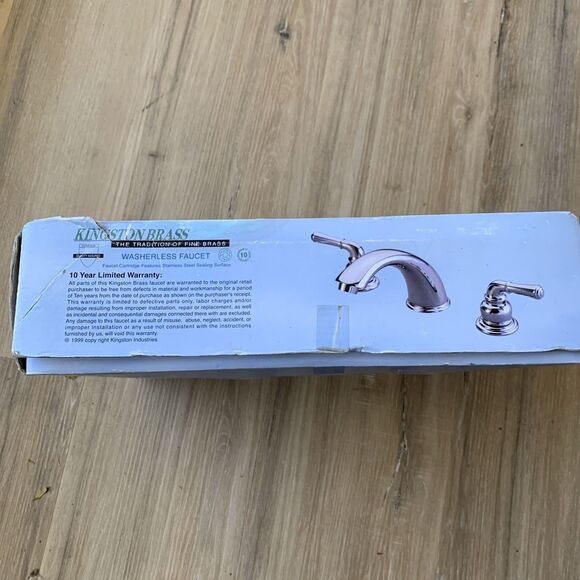 Kingston Brass Magellan Bath Sink Faucet KB951 Mini-Widespread Chrome +2 hoses! - Picture 3 of 11